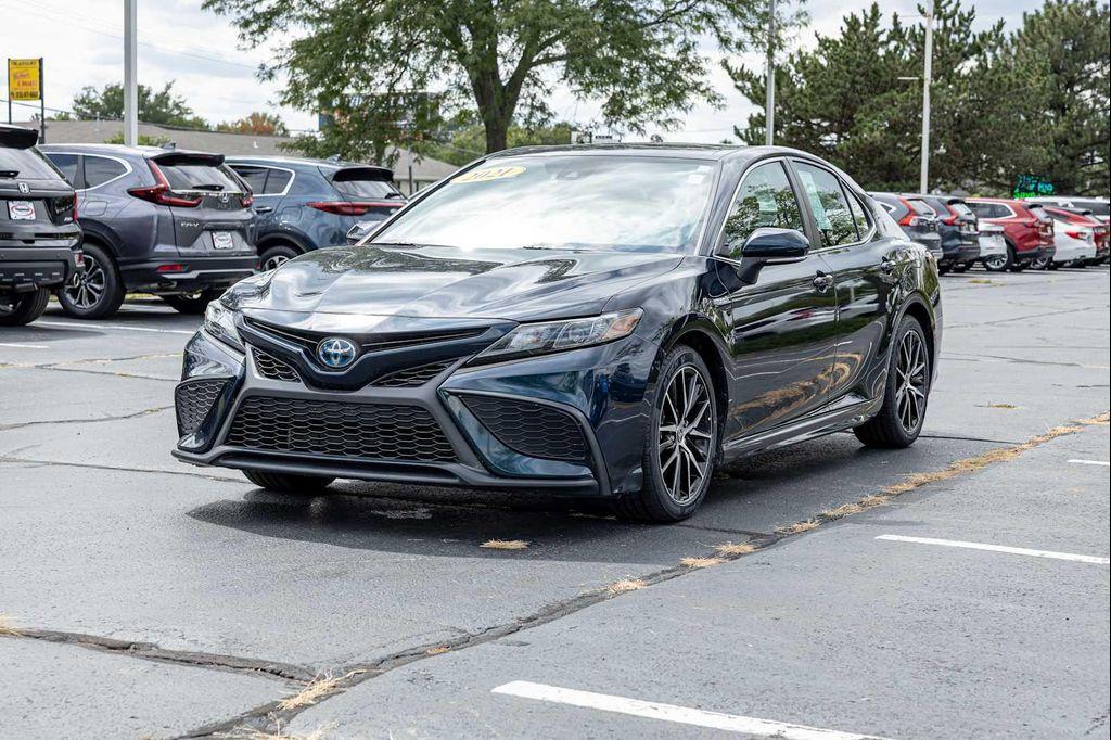 used 2021 Toyota Camry car, priced at $27,500