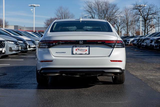 new 2025 Honda Accord car, priced at $27,845