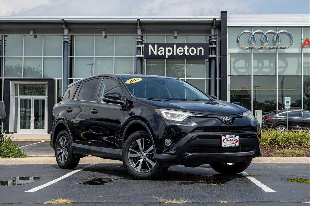 used 2018 Toyota RAV4 car, priced at $17,995
