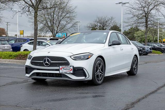 used 2023 Mercedes-Benz C-Class car, priced at $37,750