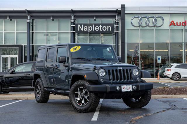 used 2017 Jeep Wrangler Unlimited car, priced at $17,999