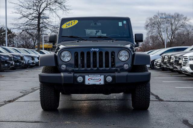 used 2017 Jeep Wrangler Unlimited car, priced at $17,999