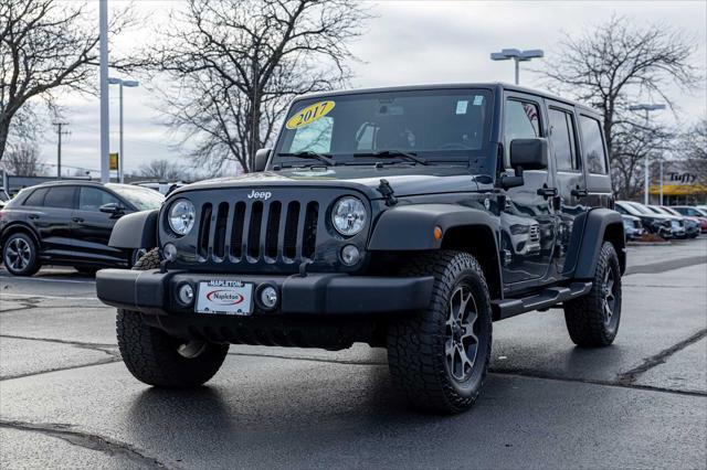 used 2017 Jeep Wrangler Unlimited car, priced at $17,999