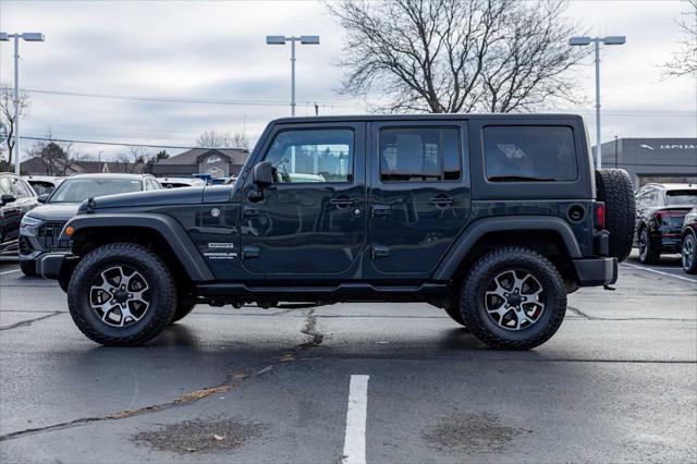 used 2017 Jeep Wrangler Unlimited car, priced at $17,999