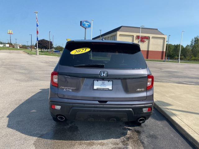 used 2021 Honda Passport car, priced at $26,355