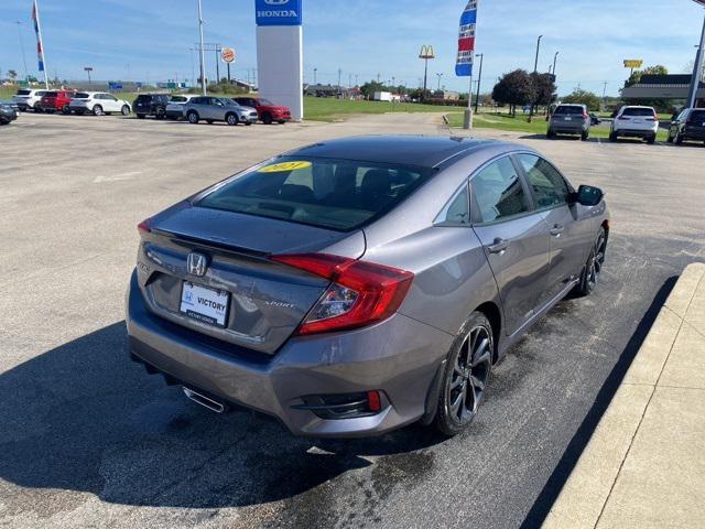 used 2021 Honda Civic car, priced at $21,813