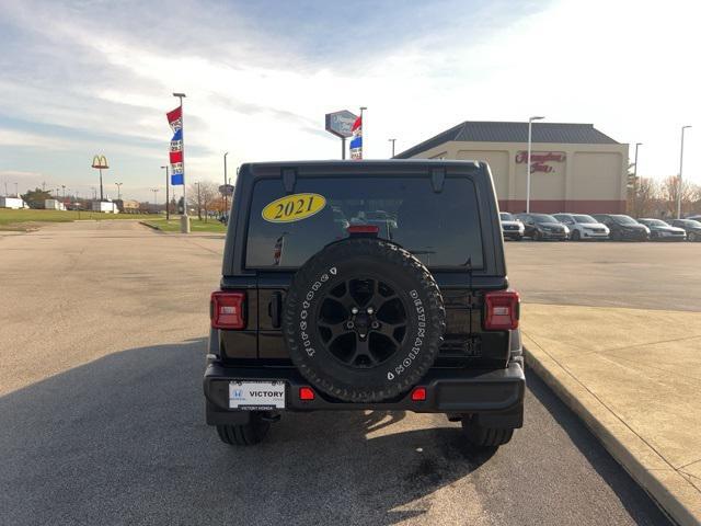 used 2021 Jeep Wrangler car, priced at $29,598