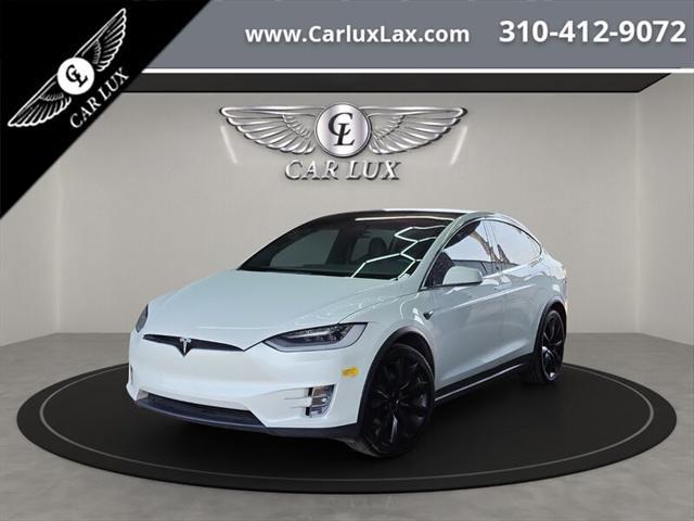 used 2020 Tesla Model X car, priced at $34,450