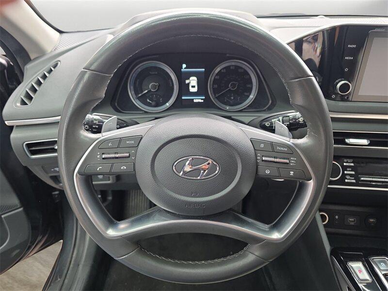 used 2022 Hyundai Sonata Hybrid car, priced at $14,992