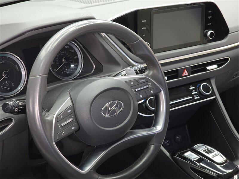 used 2022 Hyundai Sonata Hybrid car, priced at $14,992