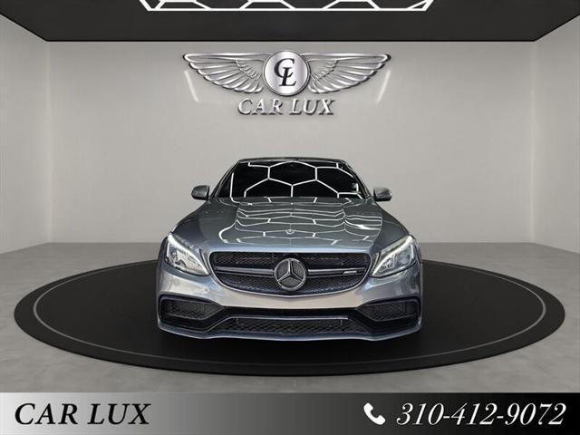 used 2018 Mercedes-Benz AMG C 63 car, priced at $49,979