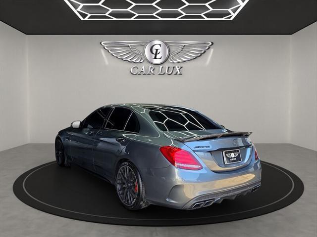 used 2018 Mercedes-Benz AMG C 63 car, priced at $49,979