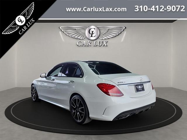 used 2018 Mercedes-Benz AMG C 43 car, priced at $26,777