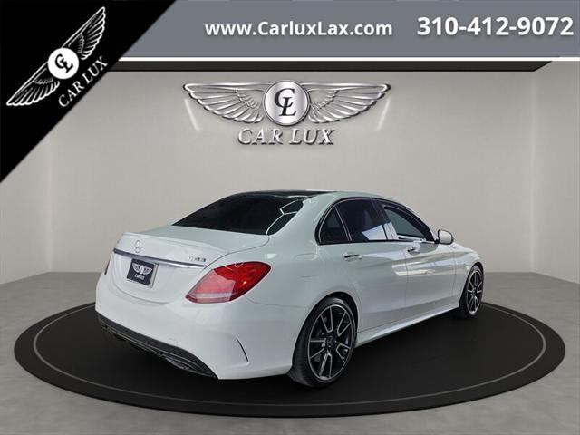 used 2018 Mercedes-Benz AMG C 43 car, priced at $26,777