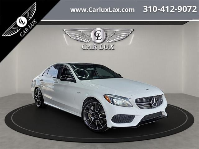 used 2018 Mercedes-Benz AMG C 43 car, priced at $26,777