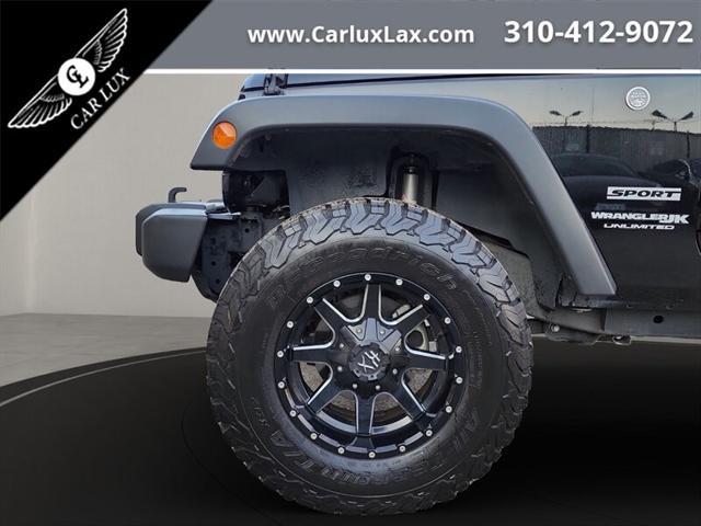 used 2018 Jeep Wrangler JK Unlimited car, priced at $22,450