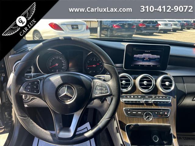 used 2018 Mercedes-Benz C-Class car, priced at $19,550