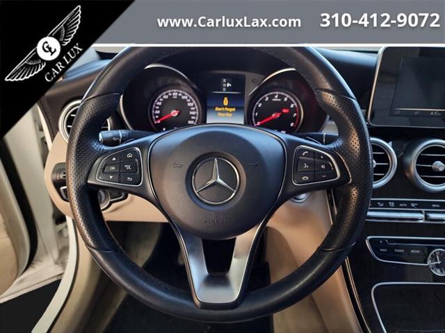 used 2017 Mercedes-Benz C-Class car, priced at $18,988