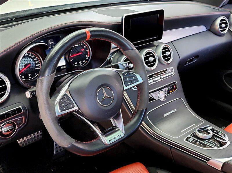 used 2017 Mercedes-Benz AMG C 63 car, priced at $43,997