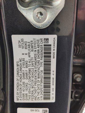 used 2024 Honda Civic car, priced at $23,999