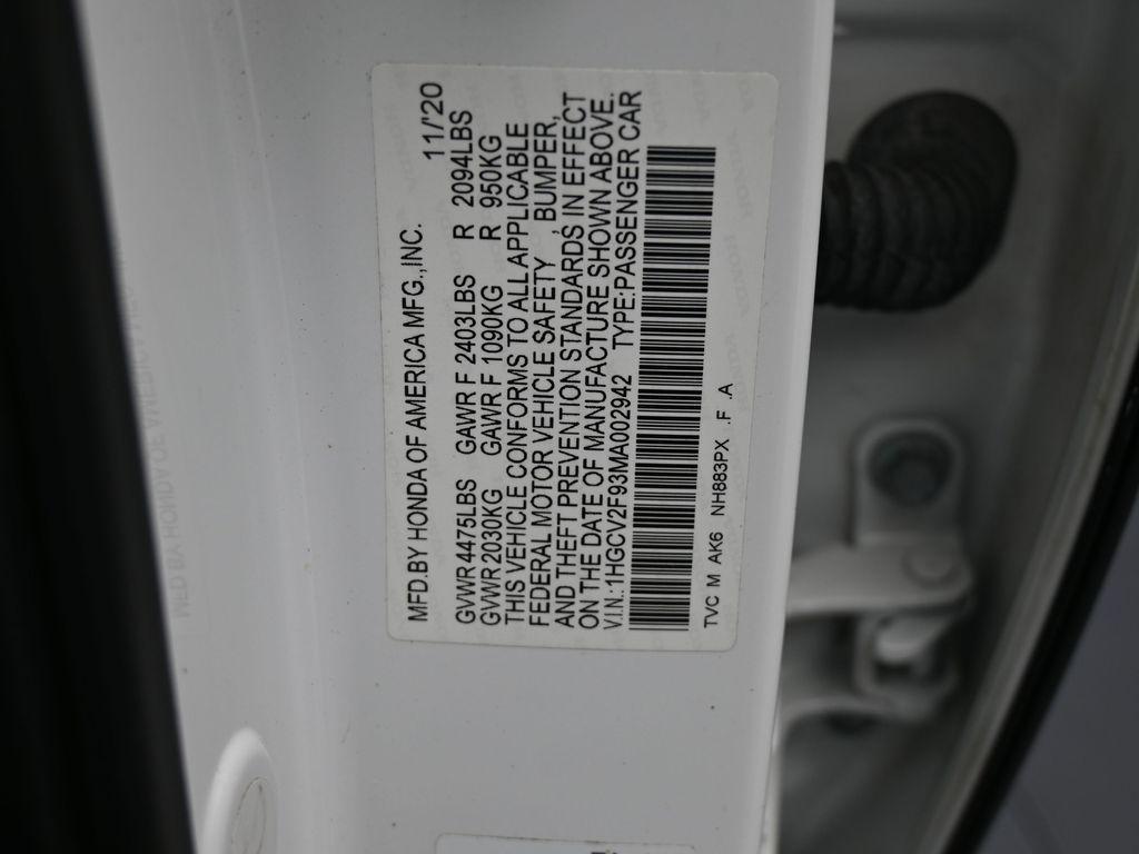 used 2021 Honda Accord car, priced at $24,487