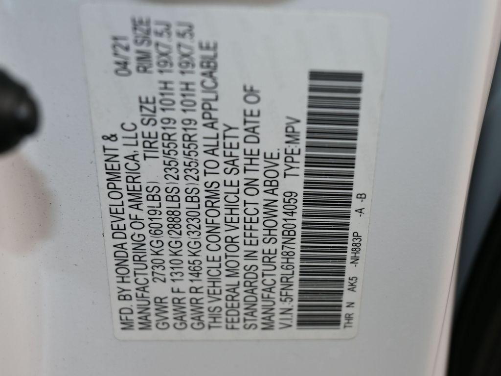 used 2022 Honda Odyssey car, priced at $31,995