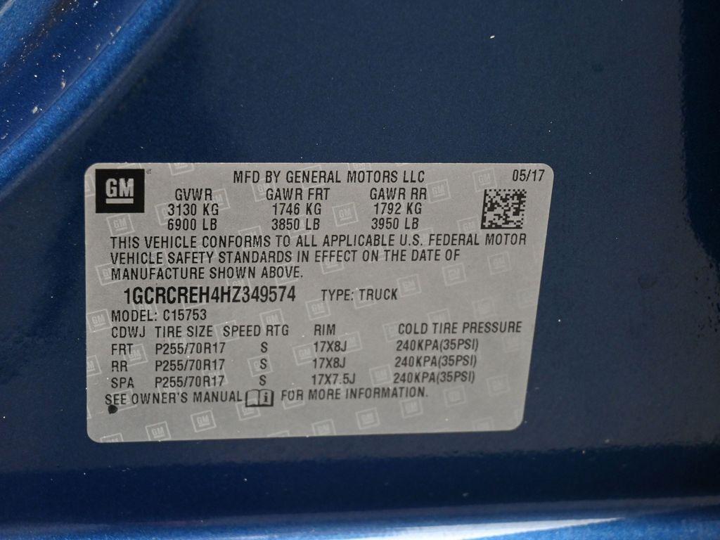 used 2017 Chevrolet Silverado 1500 car, priced at $21,999
