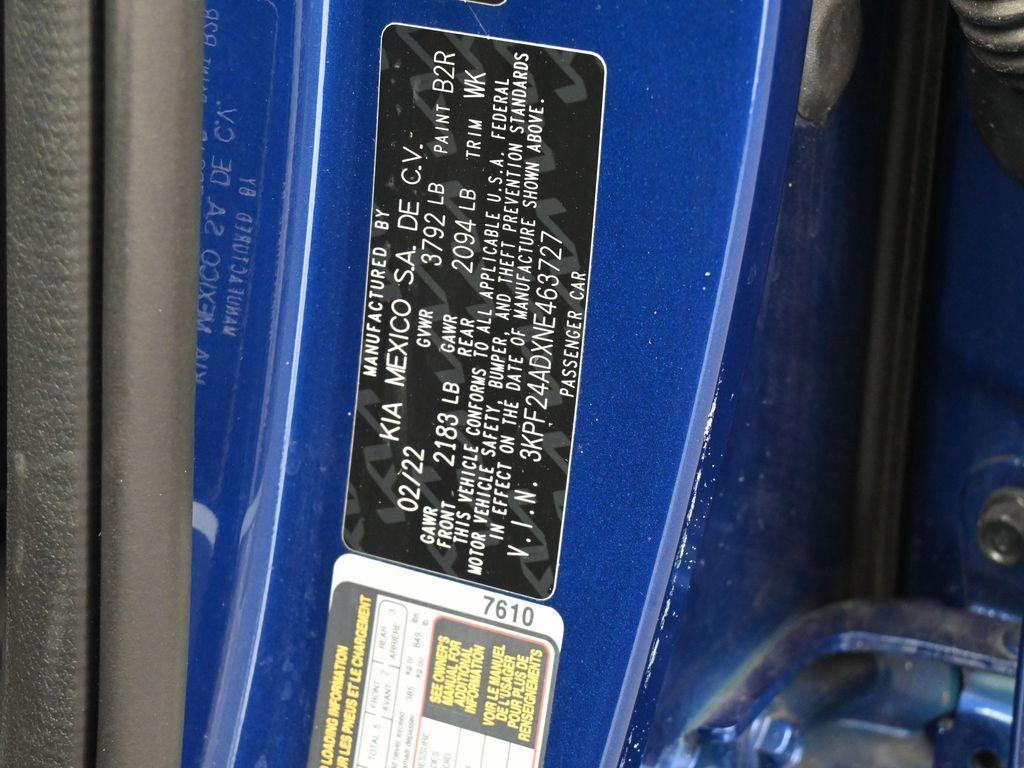 used 2022 Kia Forte car, priced at $14,804