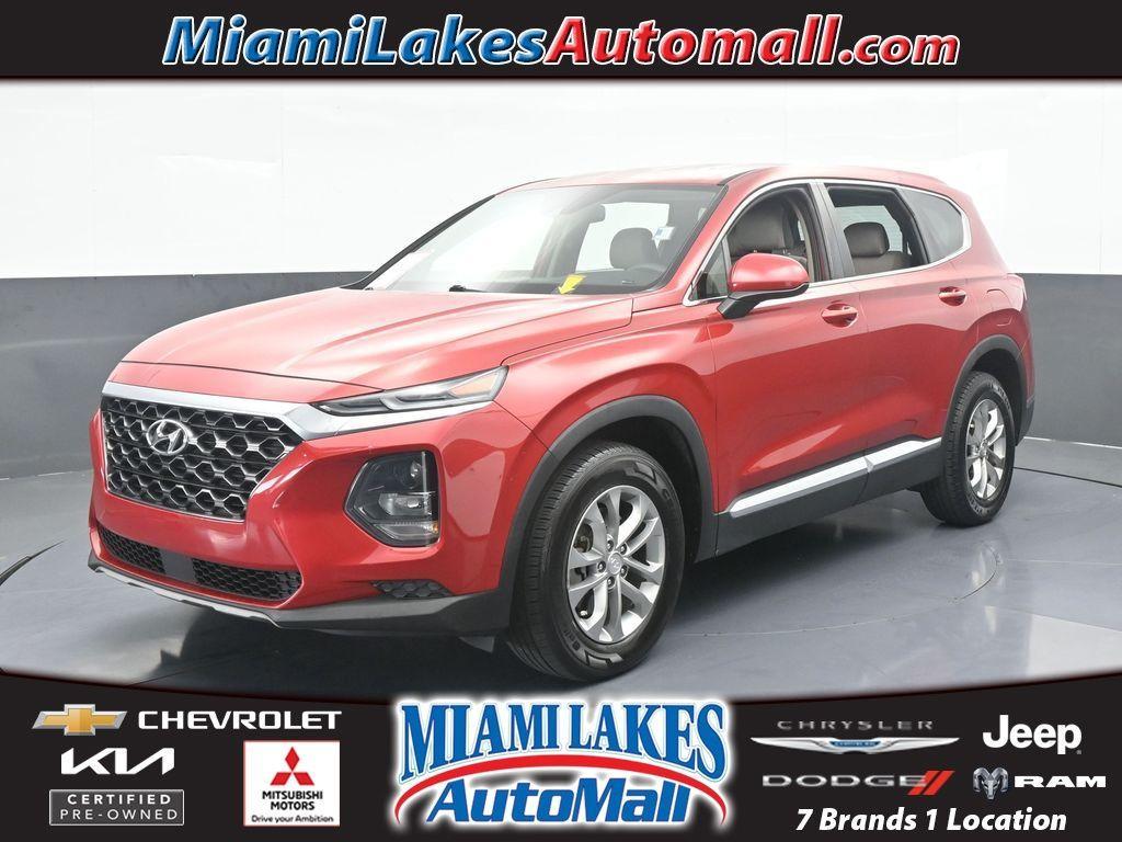 used 2019 Hyundai Santa Fe car, priced at $9,991