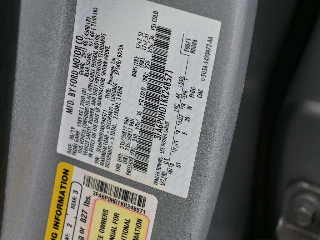 used 2019 Ford Fusion car, priced at $12,996