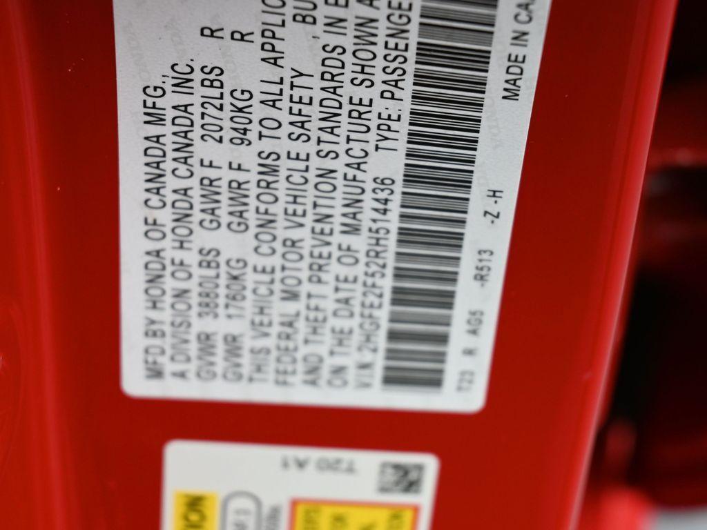 used 2024 Honda Civic car, priced at $23,200