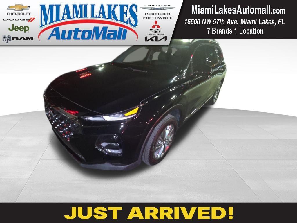 used 2019 Hyundai Santa Fe car, priced at $17,438