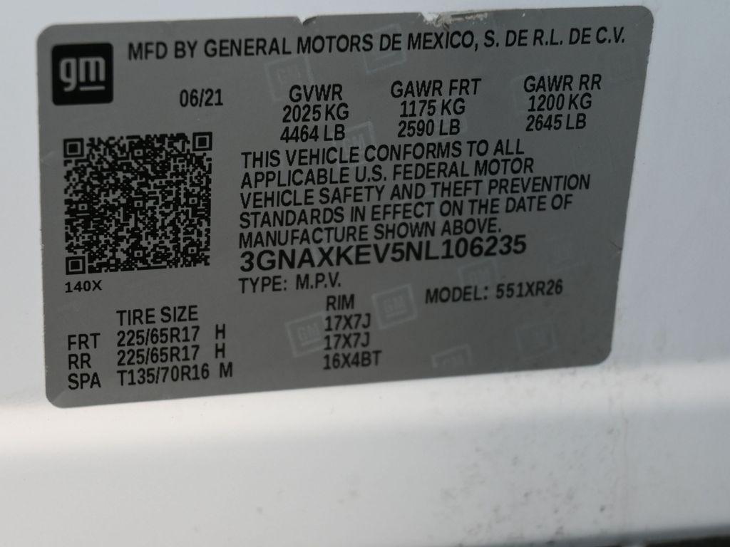 used 2022 Chevrolet Equinox car, priced at $18,500