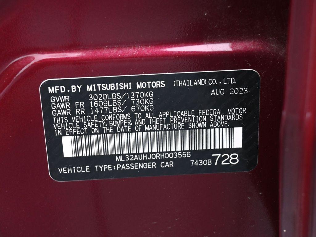 used 2024 Mitsubishi Mirage car, priced at $12,805