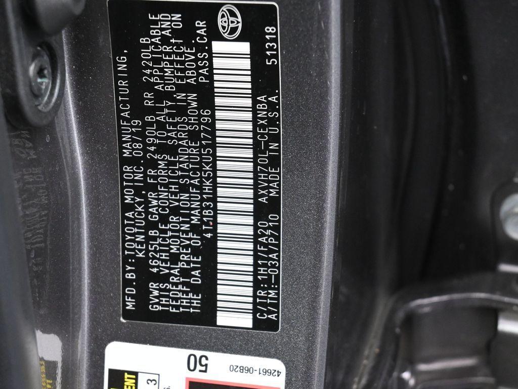 used 2019 Toyota Camry Hybrid car, priced at $18,861