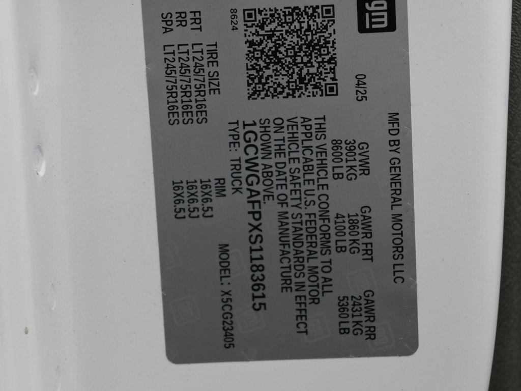 new 2025 Chevrolet Express 2500 car, priced at $36,450