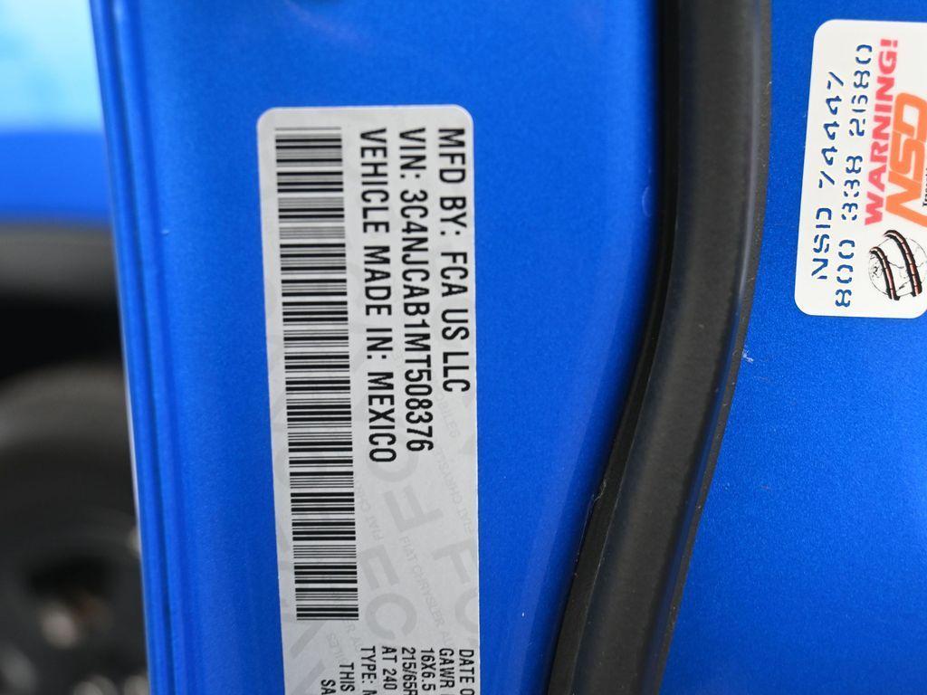 used 2021 Jeep Compass car, priced at $13,700