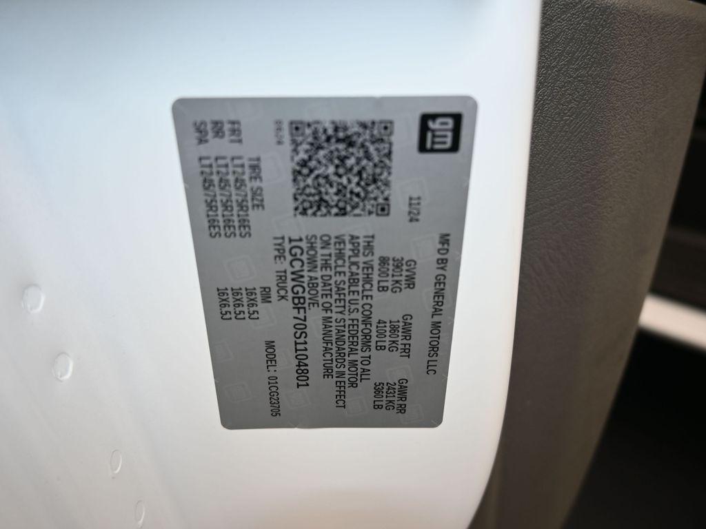 new 2025 Chevrolet Express 2500 car, priced at $43,235