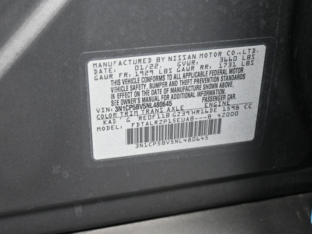 used 2022 Nissan Kicks car, priced at $12,872
