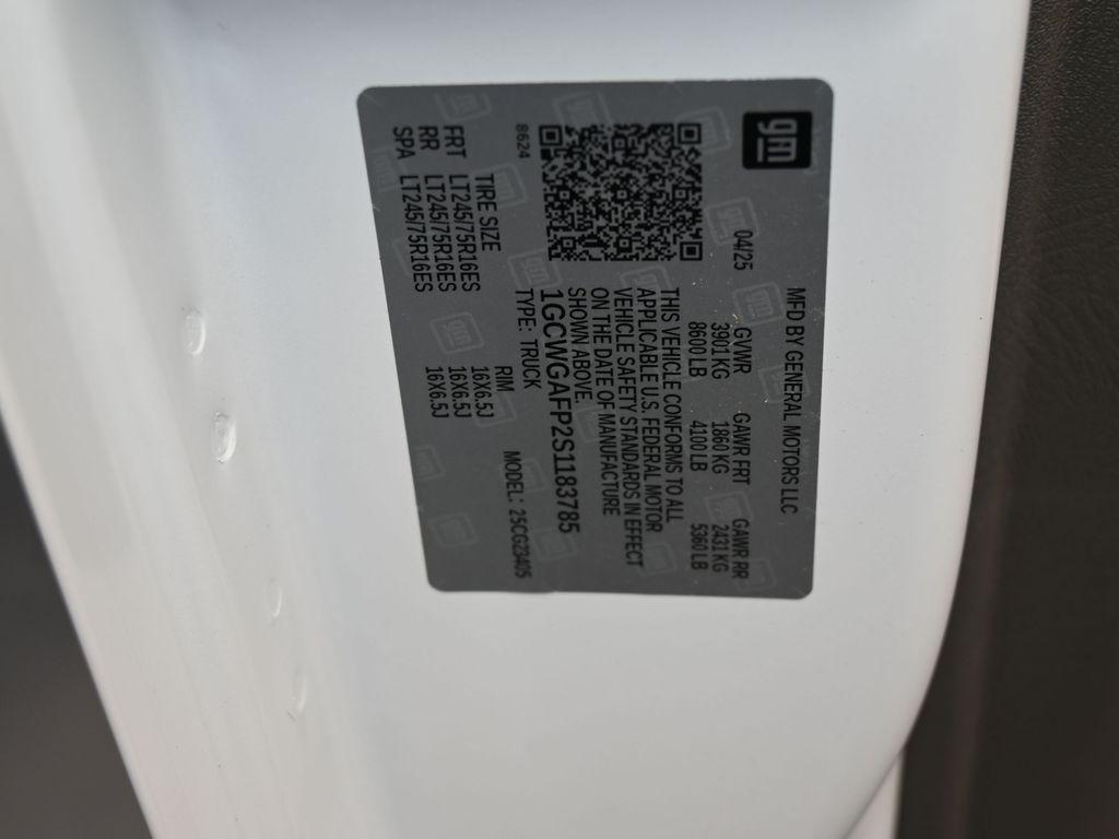 new 2025 Chevrolet Express 2500 car, priced at $36,450