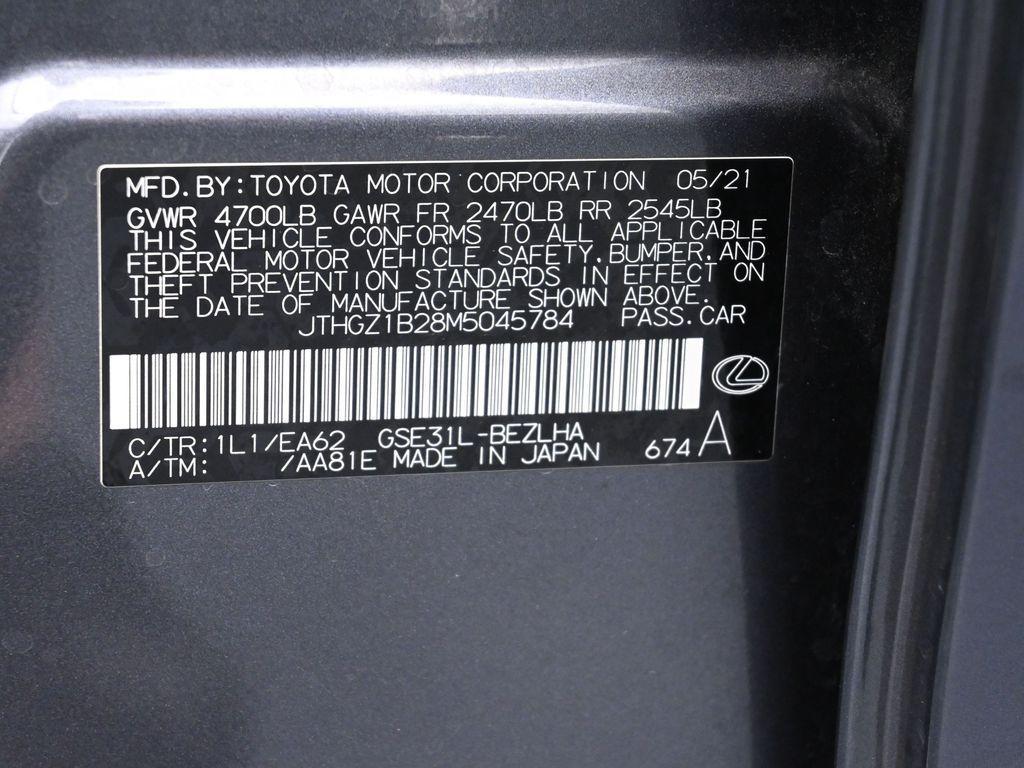 used 2021 Lexus IS 350 car, priced at $32,950