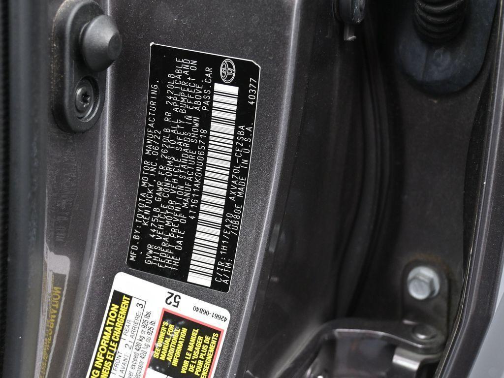 used 2022 Toyota Camry car, priced at $20,748