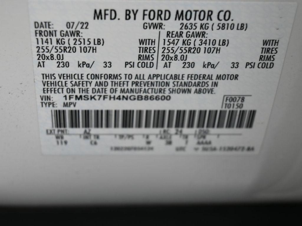 used 2022 Ford Explorer car, priced at $27,658