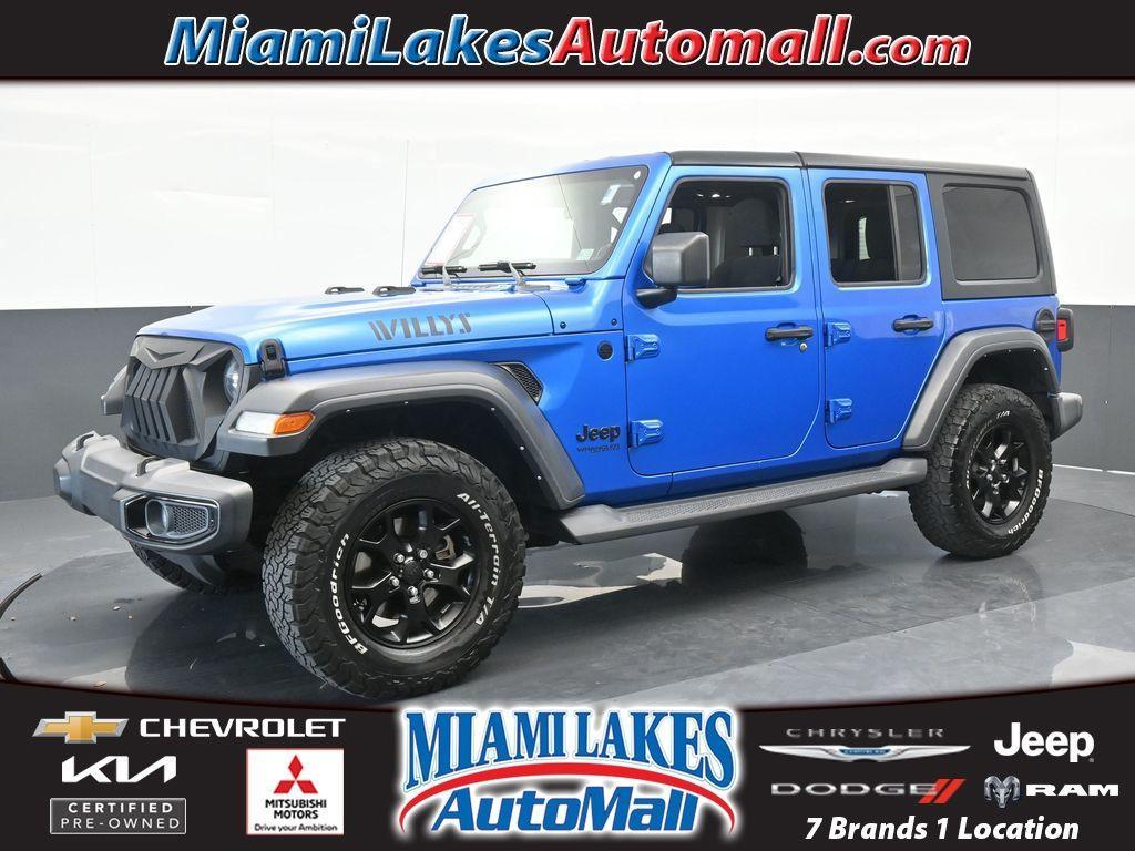 used 2021 Jeep Wrangler Unlimited car, priced at $25,850