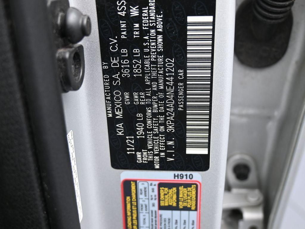 used 2022 Kia Rio car, priced at $13,485
