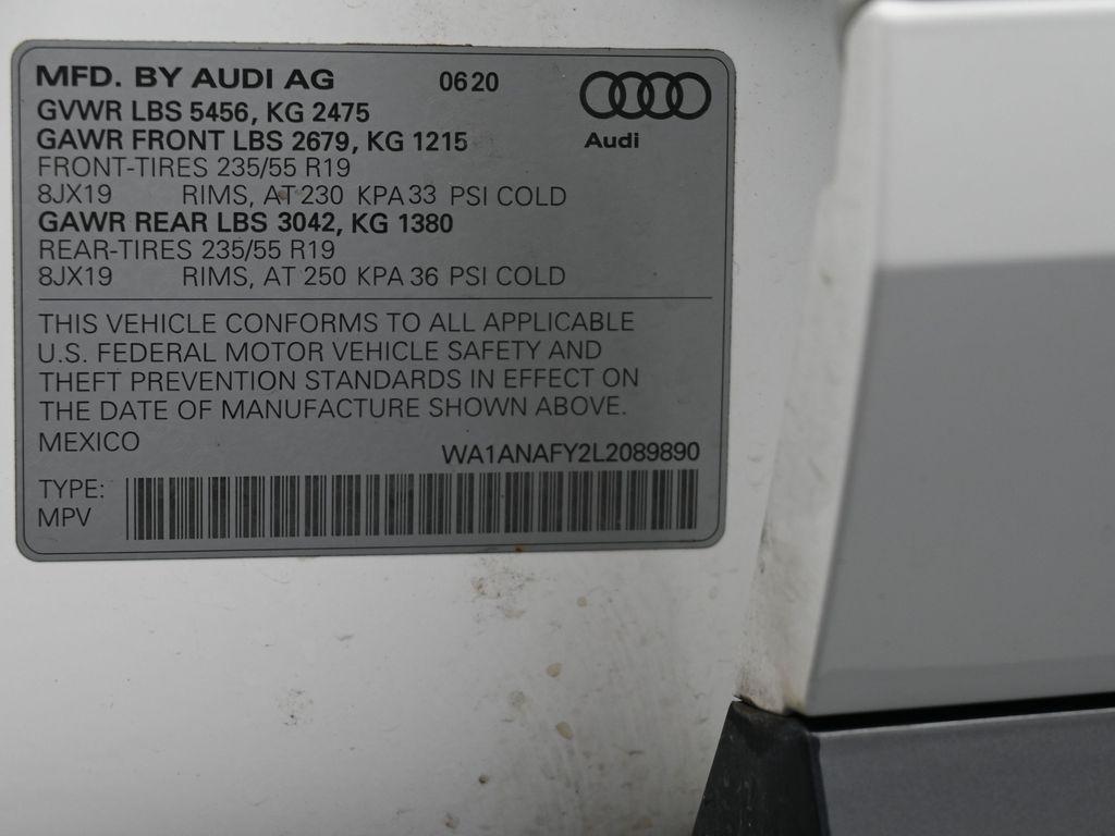 used 2020 Audi Q5 car, priced at $19,650