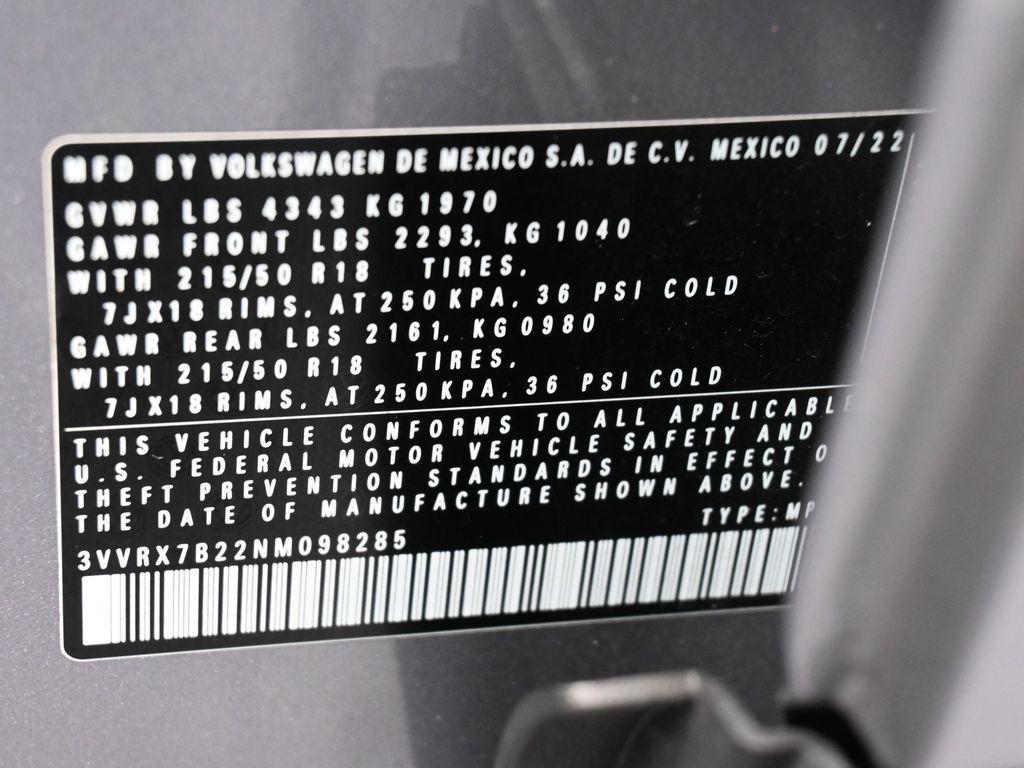 used 2022 Volkswagen Taos car, priced at $17,996