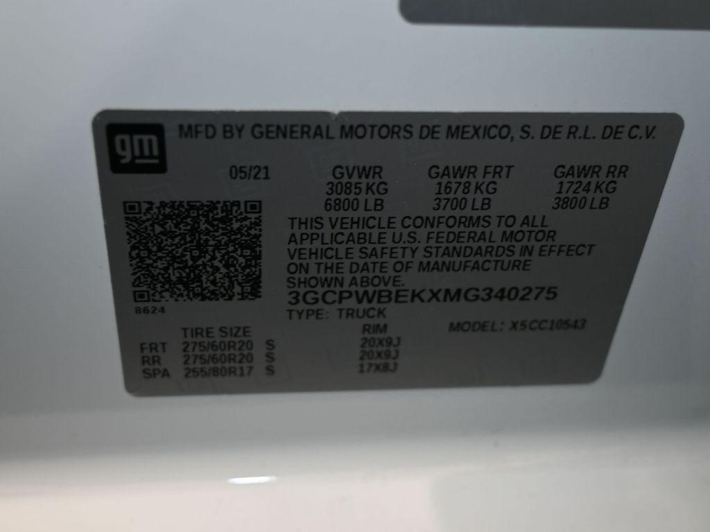 used 2021 Chevrolet Silverado 1500 car, priced at $22,521
