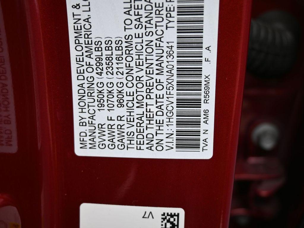 used 2022 Honda Accord car, priced at $27,950