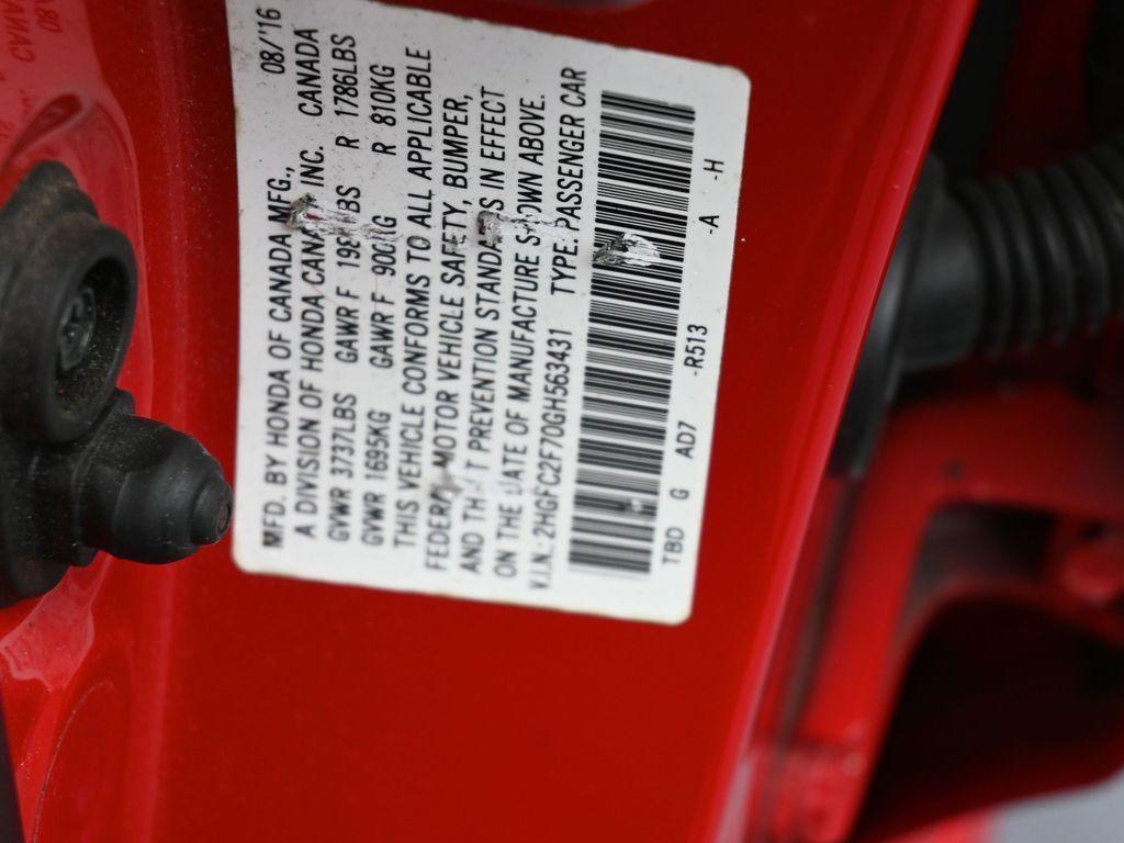 used 2016 Honda Civic car, priced at $13,307